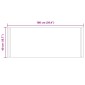 vidaXL Καθρέφτης μπάνιου LED Διαφανές 100 x 40 cm σκληρυμένο γυαλί