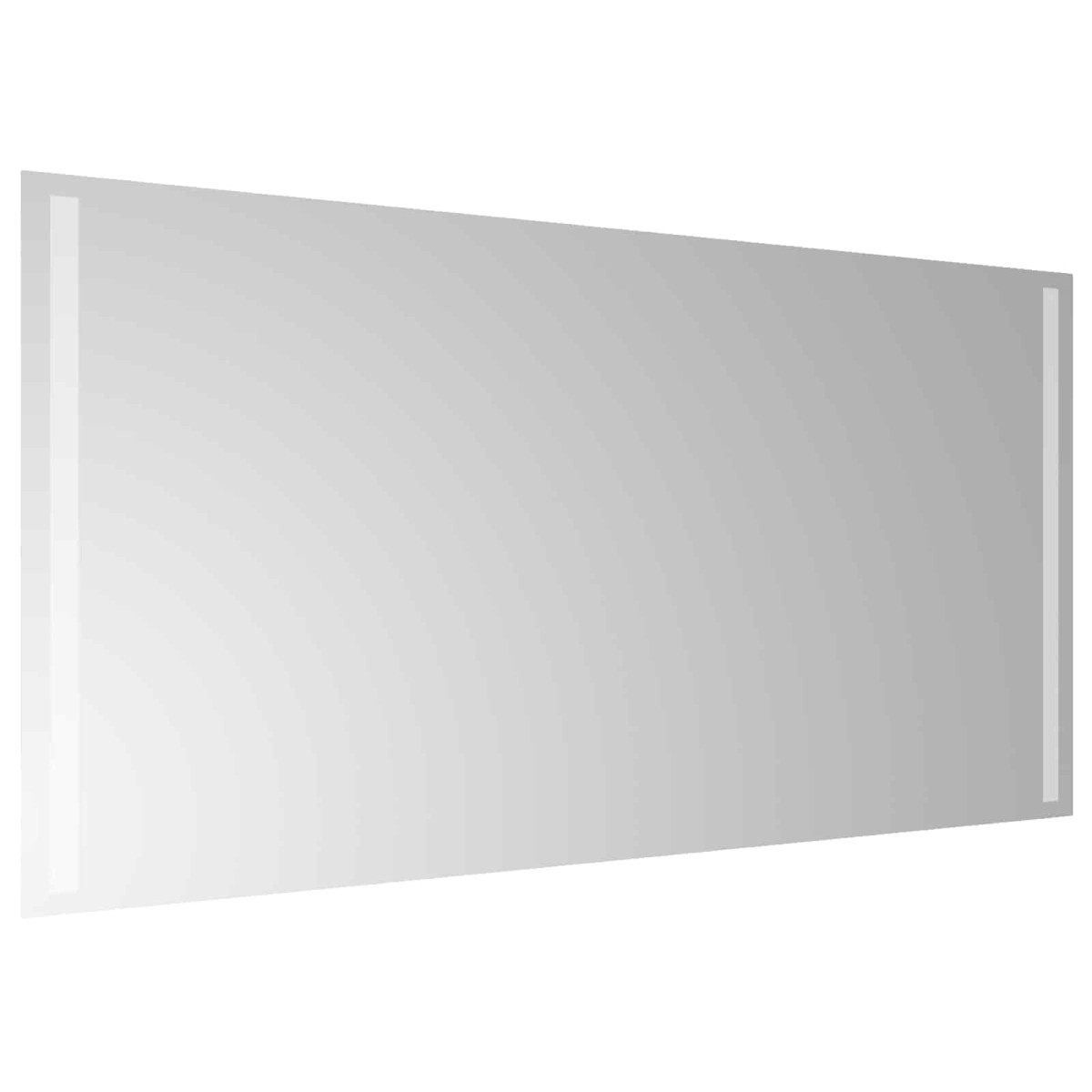 vidaXL Καθρέφτης μπάνιου LED Διαφανές 100 x 50 cm σκληρυμένο γυαλί