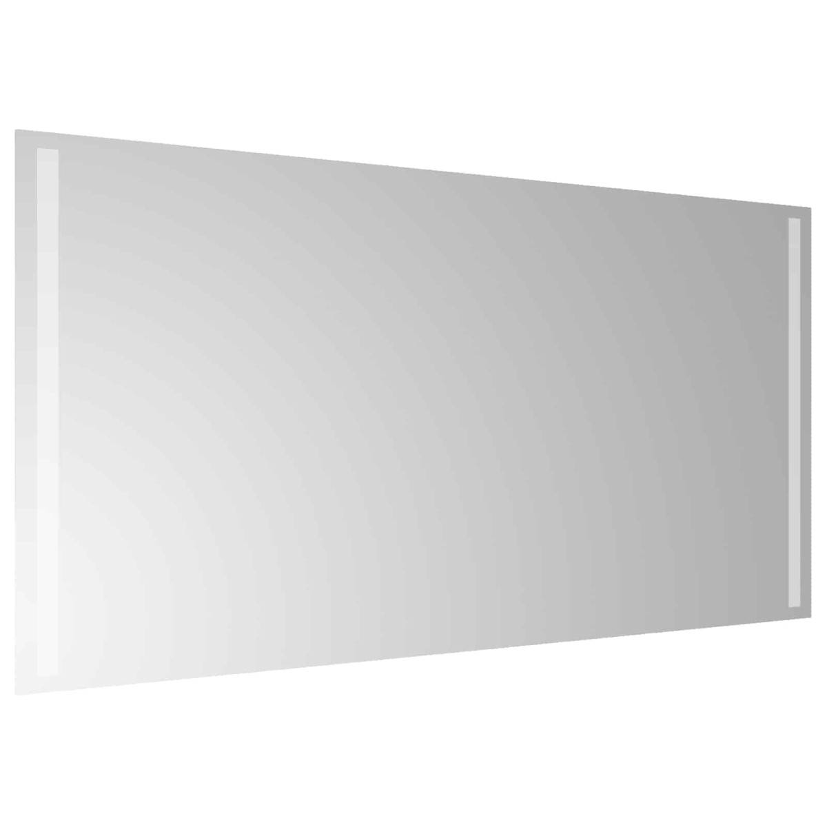 vidaXL Καθρέφτης μπάνιου LED Διαφανές 100 x 60 cm σκληρυμένο γυαλί