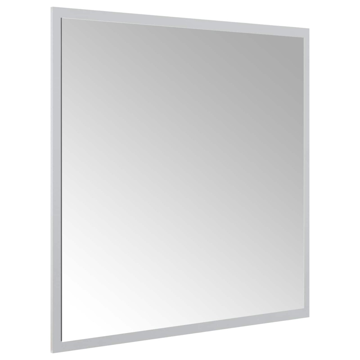 vidaXL Καθρέφτης μπάνιου LED Διαφανές 60 x 60 cm σκληρυμένο γυαλί