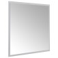 vidaXL Καθρέφτης μπάνιου LED Διαφανές 60 x 60 cm σκληρυμένο γυαλί