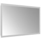 vidaXL Καθρέφτης μπάνιου LED Διαφανές 50 x 30 cm σκληρυμένο γυαλί