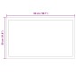 vidaXL Καθρέφτης μπάνιου LED Διαφανές 50 x 30 cm σκληρυμένο γυαλί