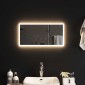 vidaXL Καθρέφτης μπάνιου LED Διαφανές 60 x 30 cm σκληρυμένο γυαλί