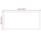 vidaXL Καθρέφτης μπάνιου LED Διαφανές 60 x 30 cm σκληρυμένο γυαλί