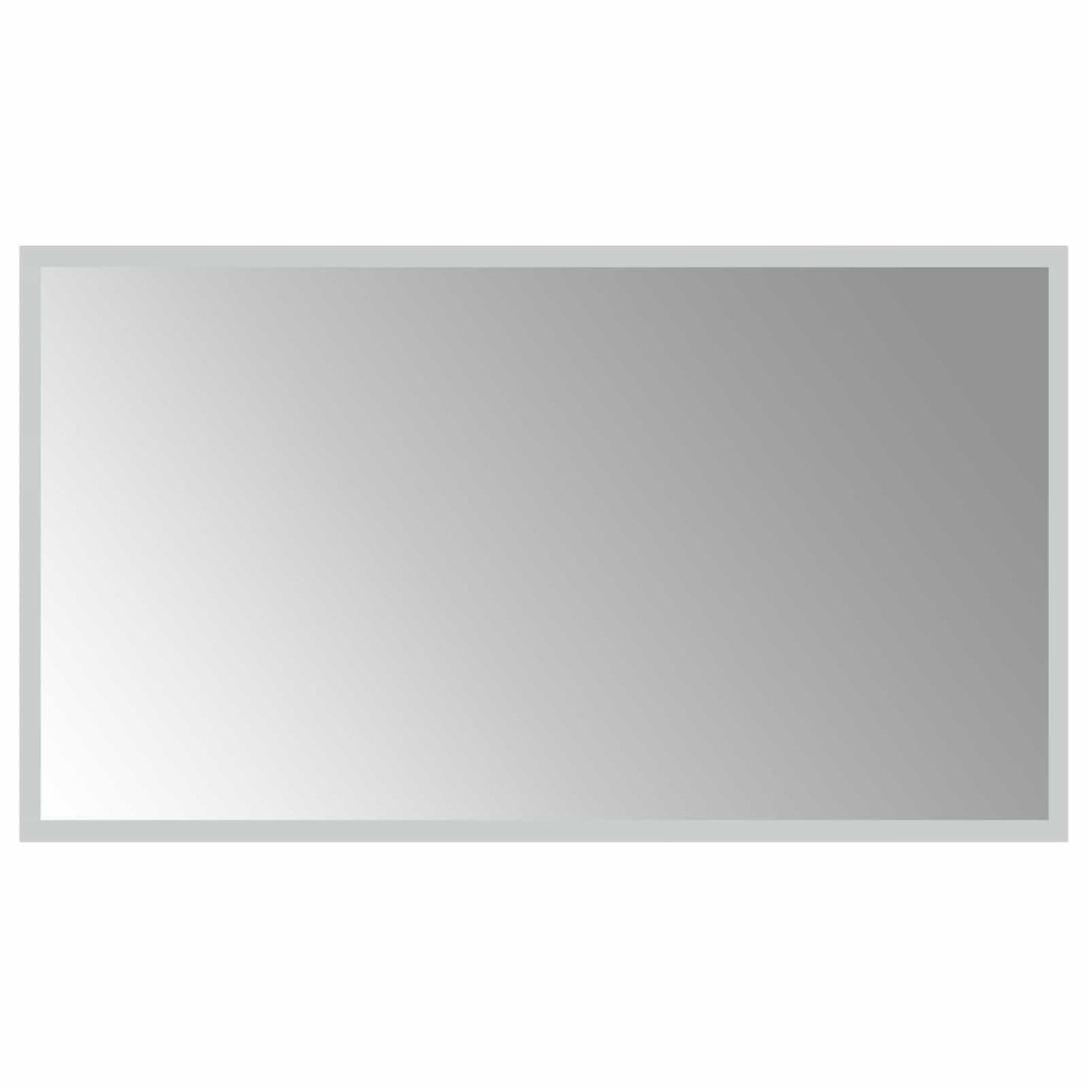 vidaXL Καθρέφτης μπάνιου LED Διαφανές 70 x 40 cm σκληρυμένο γυαλί