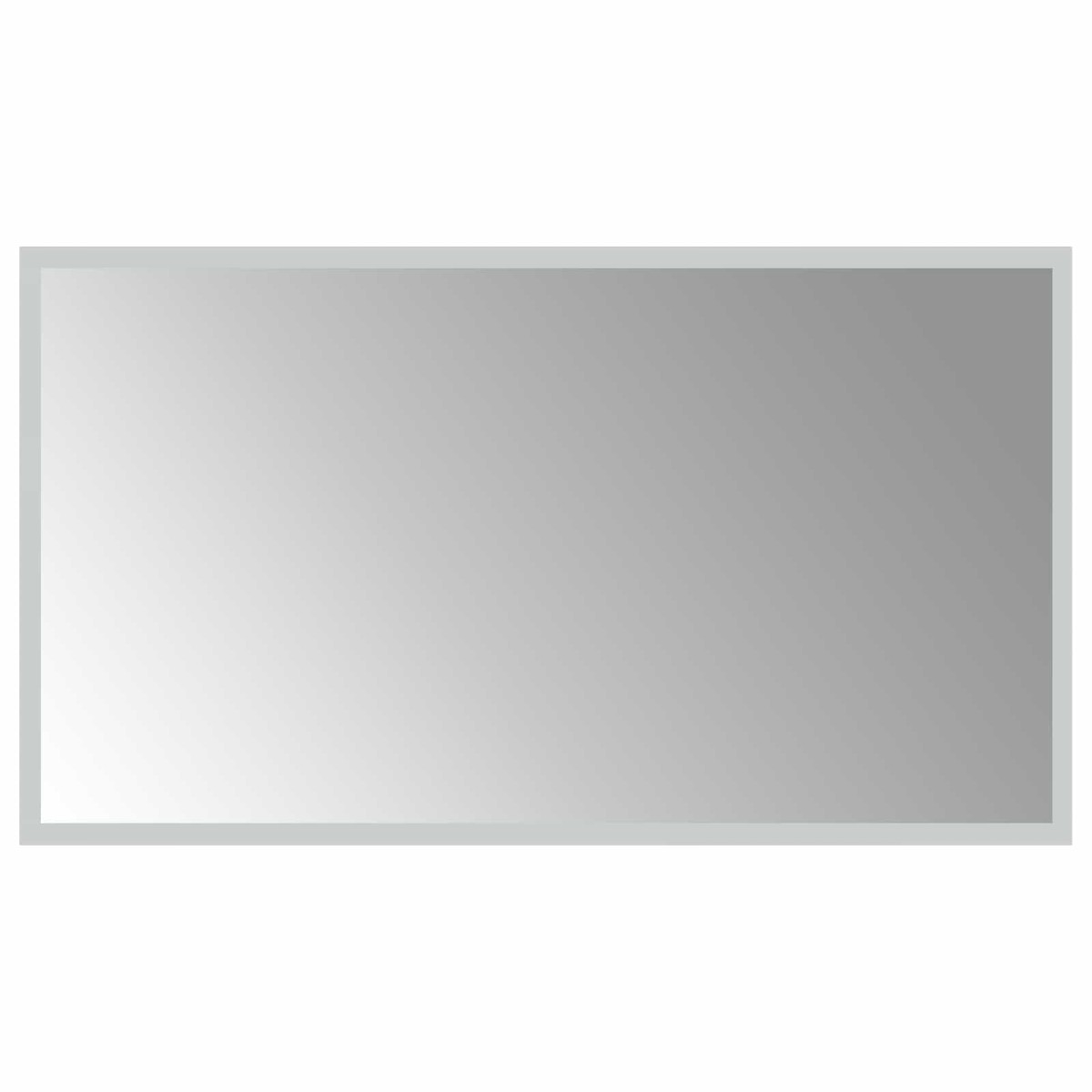 vidaXL Καθρέφτης μπάνιου LED Διαφανές 70 x 40 cm σκληρυμένο γυαλί