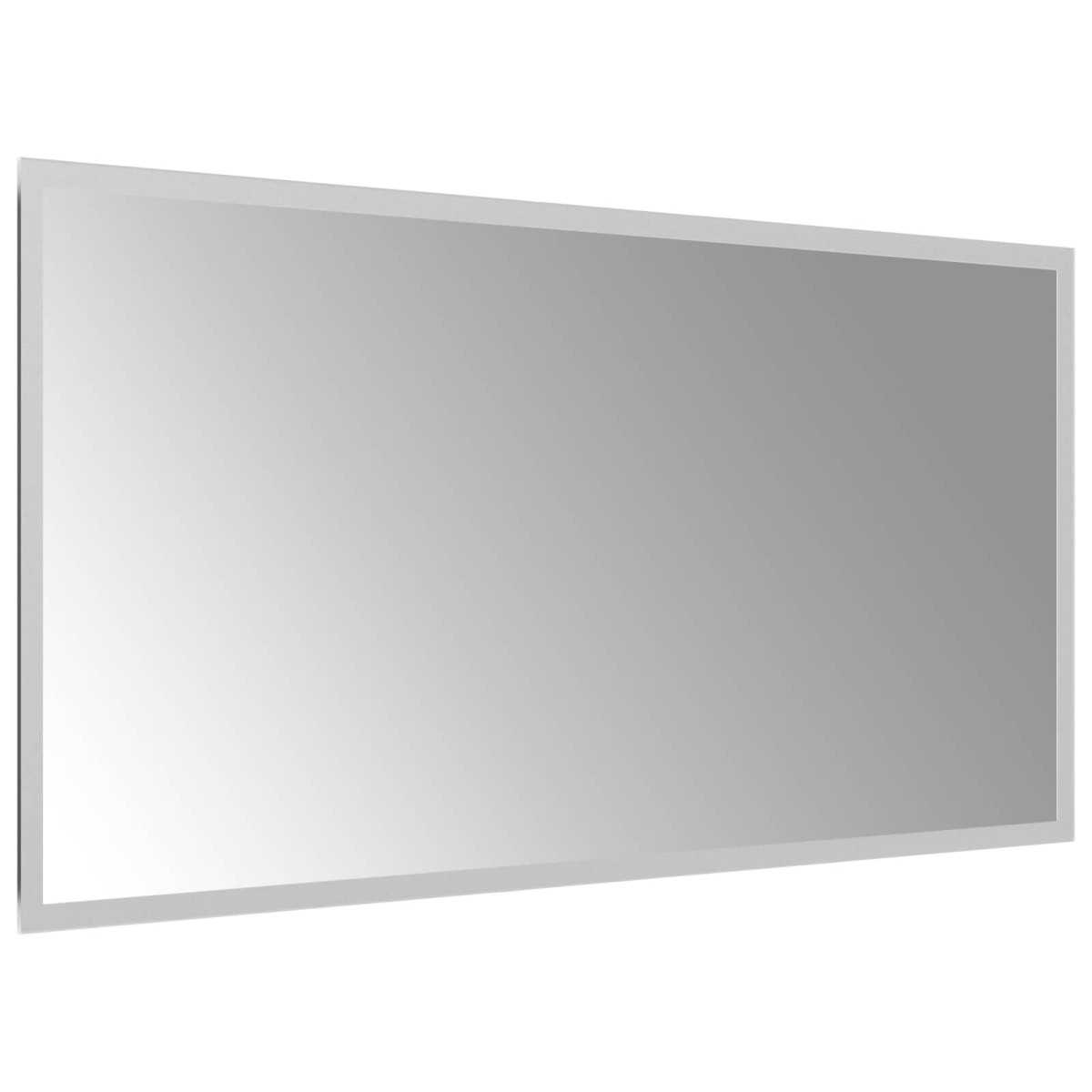 vidaXL Καθρέφτης μπάνιου LED Διαφανές 80 x 40 cm σκληρυμένο γυαλί