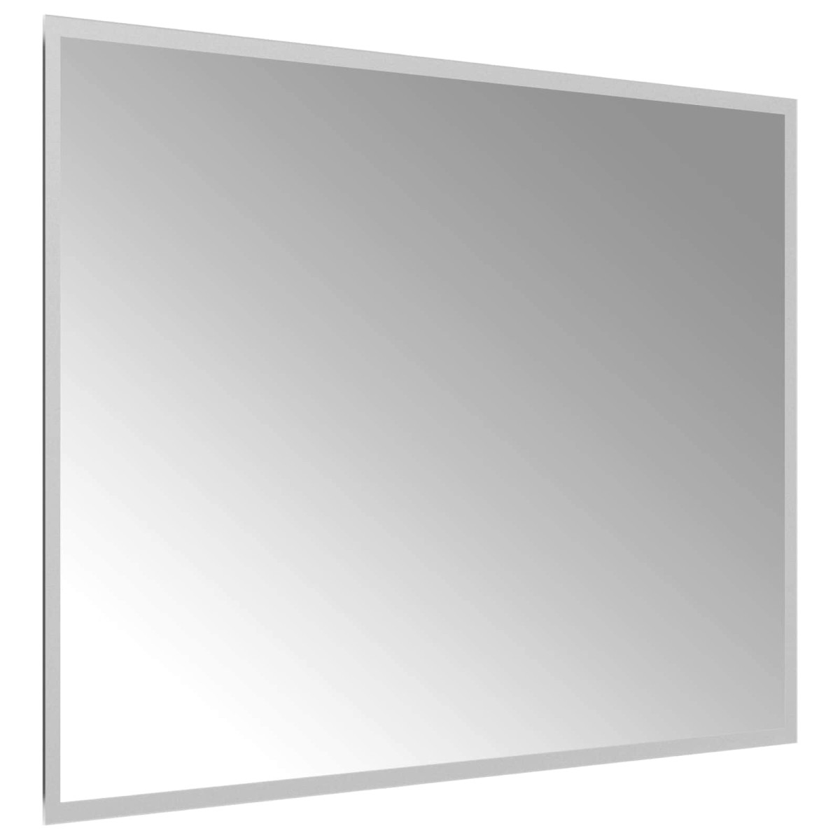 vidaXL Καθρέφτης μπάνιου LED Διαφανές 80 x 60 cm σκληρυμένο γυαλί