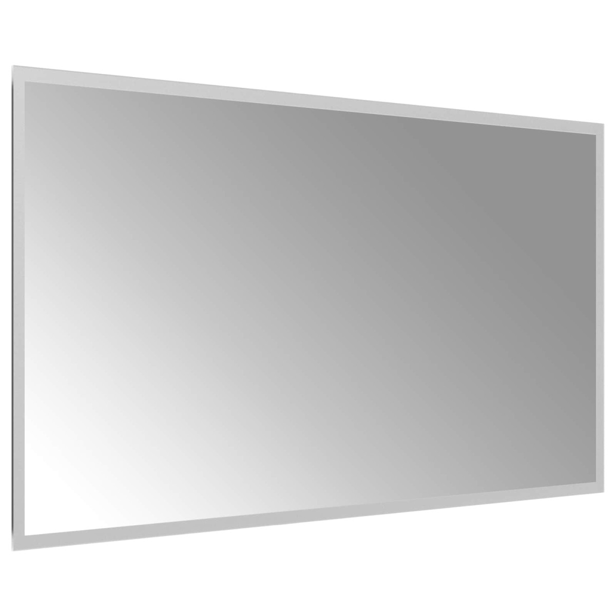 vidaXL Καθρέφτης μπάνιου LED Διαφανές 90 x 50 cm σκληρυμένο γυαλί