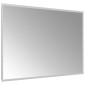 vidaXL Καθρέφτης μπάνιου LED Διαφανές 90 x 60 cm σκληρυμένο γυαλί