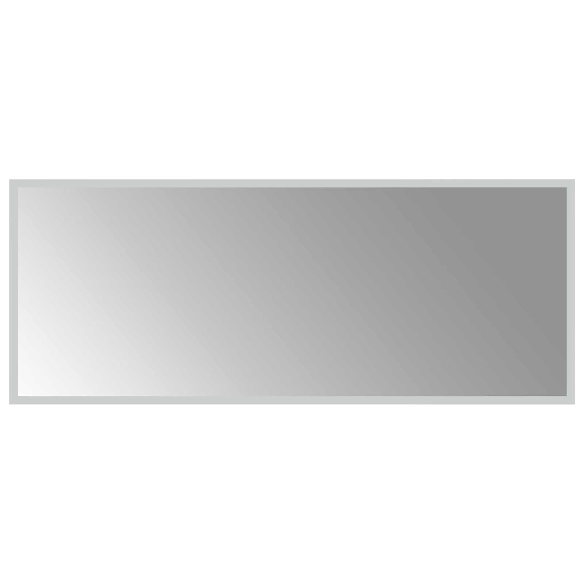 vidaXL Καθρέφτης μπάνιου LED Διαφανές 100 x 40 cm σκληρυμένο γυαλί