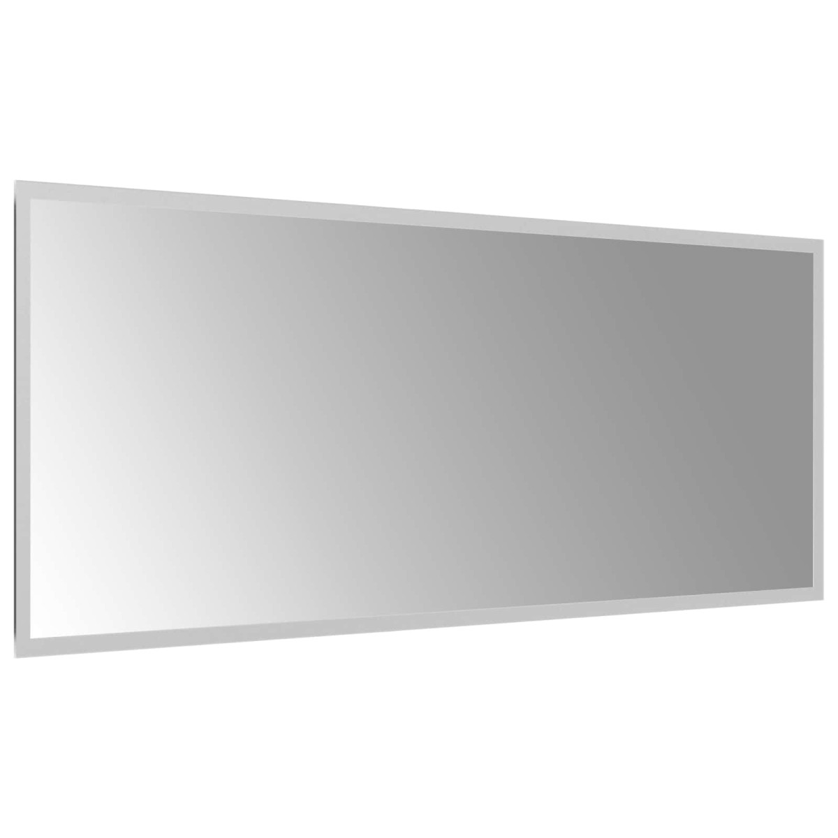 vidaXL Καθρέφτης μπάνιου LED Διαφανές 100 x 40 cm σκληρυμένο γυαλί