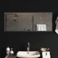 vidaXL Καθρέφτης μπάνιου LED Διαφανές 100 x 40 cm σκληρυμένο γυαλί
