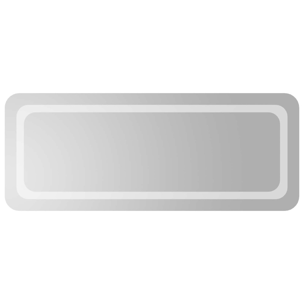 vidaXL Καθρέφτης μπάνιου LED Διαφανές 100 x 40 cm σκληρυμένο γυαλί