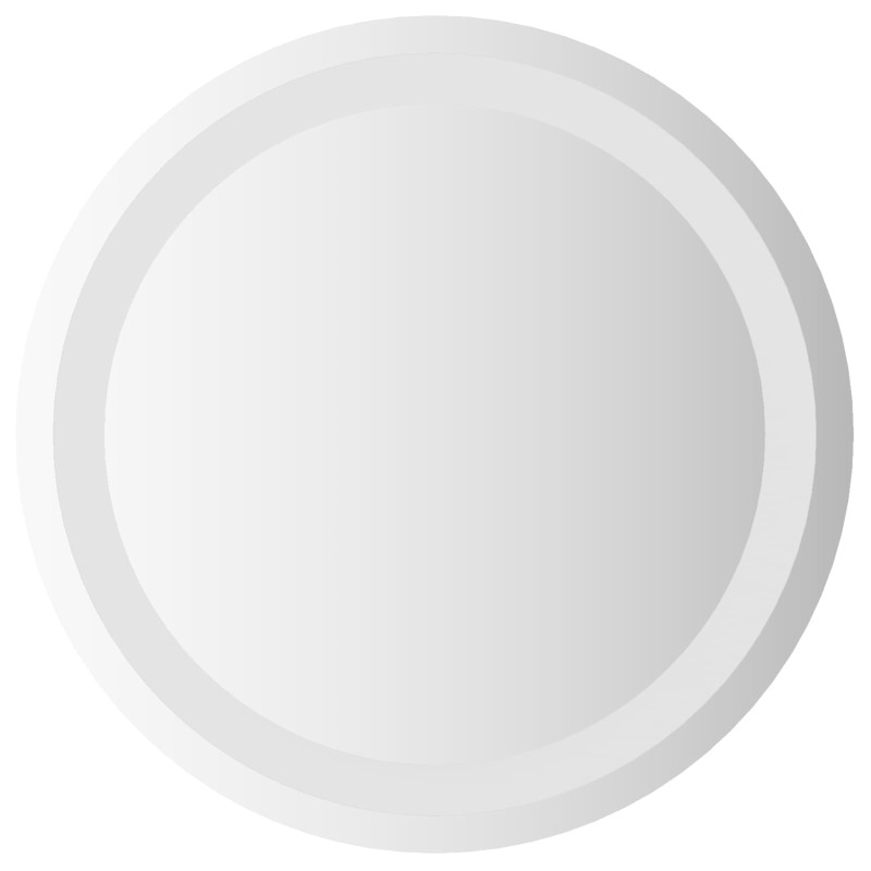 vidaXL Καθρέφτης μπάνιου LED Διαφανές Ø 40 cm σκληρυμένο γυαλί