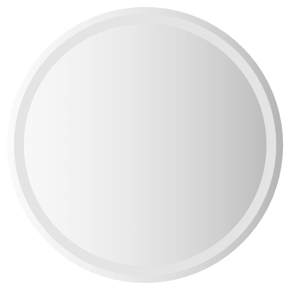 vidaXL Καθρέφτης μπάνιου LED Διαφανές Ø 70 cm σκληρυμένο γυαλί