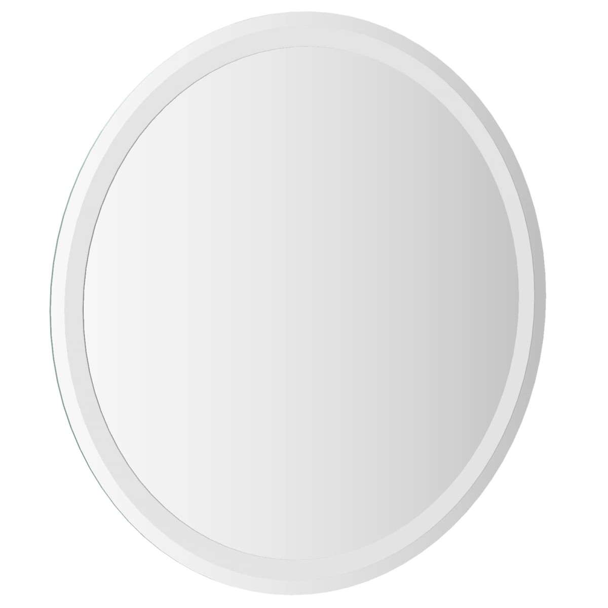 vidaXL Καθρέφτης μπάνιου LED Διαφανές Ø 70 cm σκληρυμένο γυαλί
