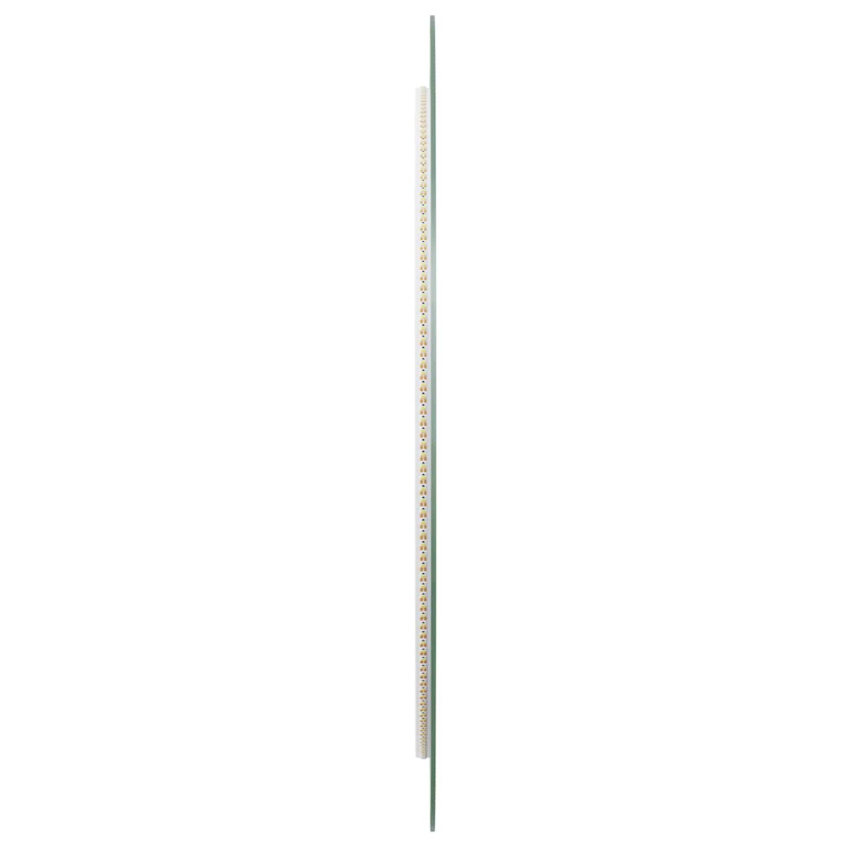 vidaXL Καθρέφτης μπάνιου LED Διαφανές Ø 70 cm σκληρυμένο γυαλί