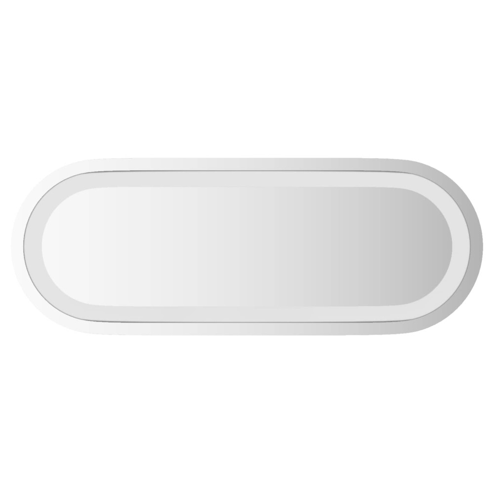 vidaXL Καθρέφτης μπάνιου LED Διαφανές 40 x 15 cm σκληρυμένο γυαλί