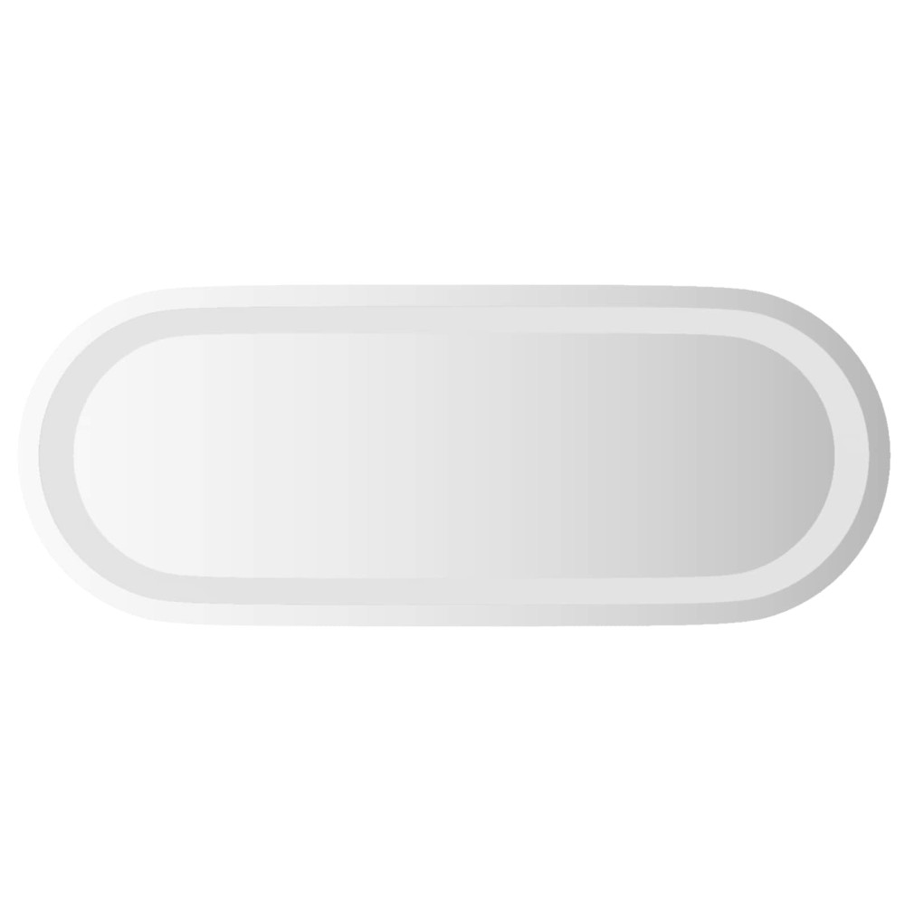 vidaXL Καθρέφτης μπάνιου LED Διαφανές 50 x 20 cm σκληρυμένο γυαλί