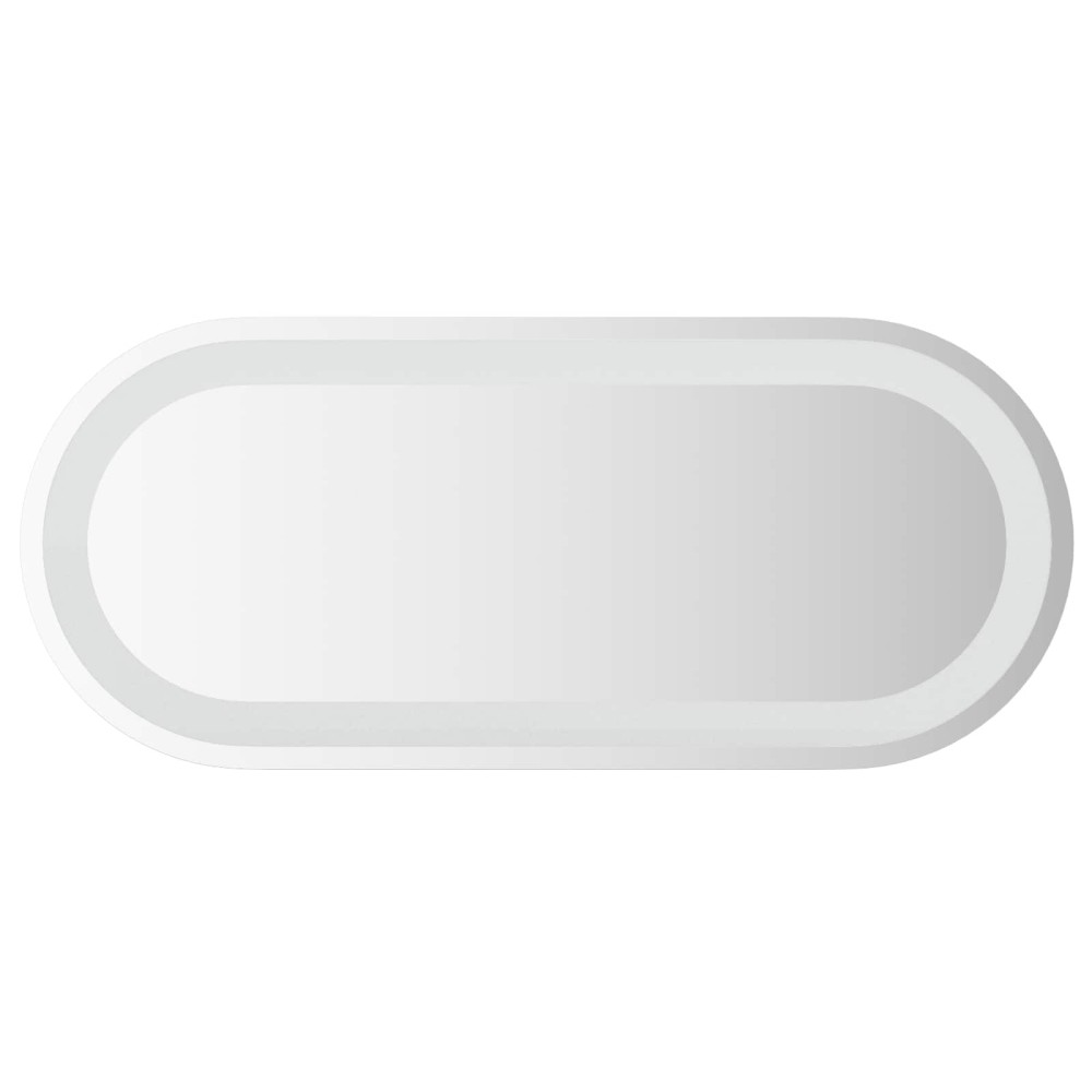 vidaXL Καθρέφτης μπάνιου LED Διαφανές 70 x 30 cm σκληρυμένο γυαλί