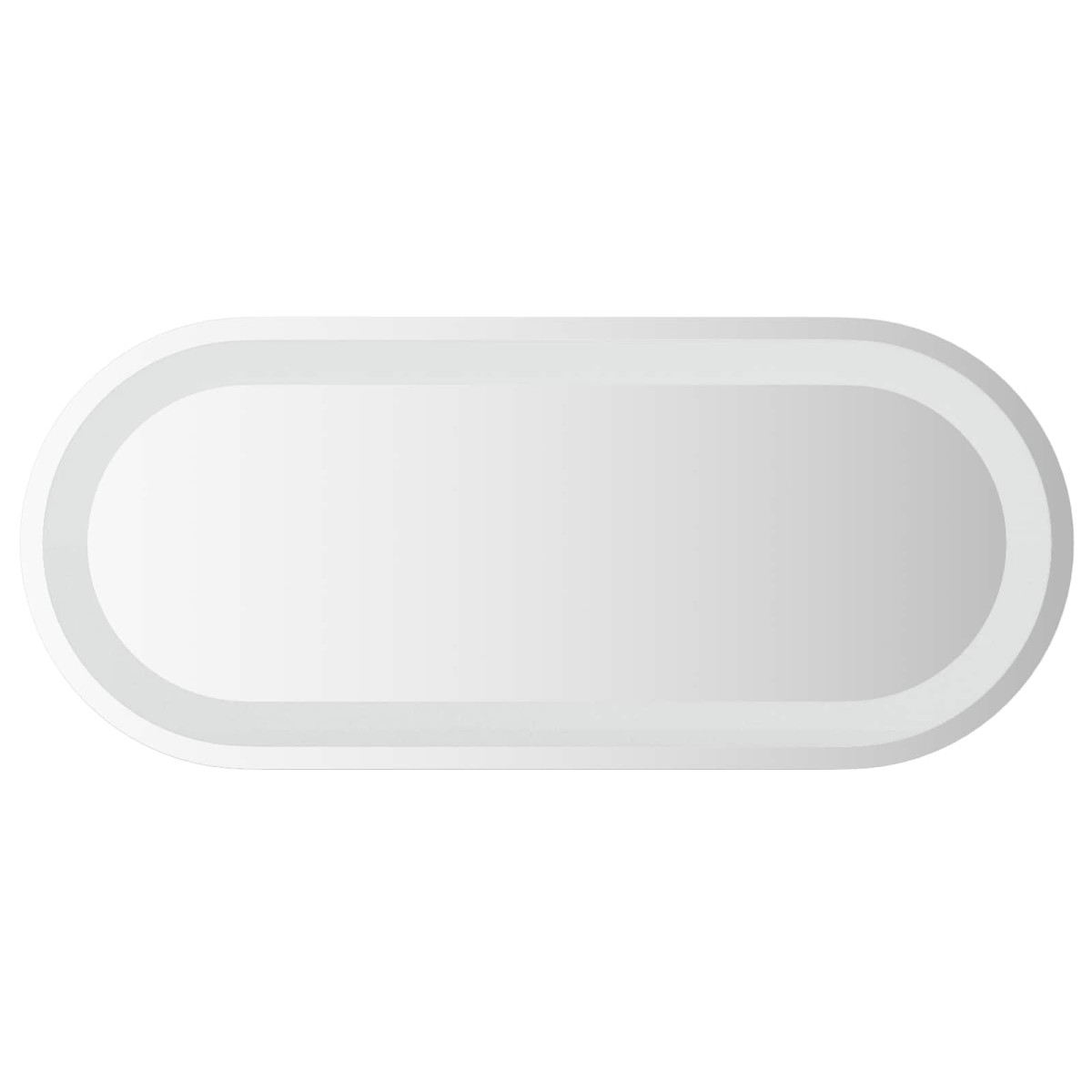 vidaXL Καθρέφτης μπάνιου LED Διαφανές 70 x 30 cm σκληρυμένο γυαλί