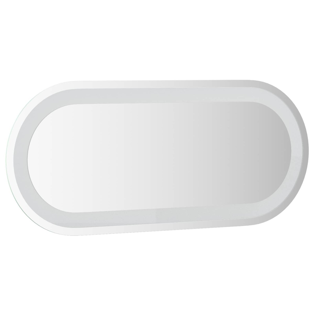 vidaXL Καθρέφτης μπάνιου LED Διαφανές 70 x 30 cm σκληρυμένο γυαλί
