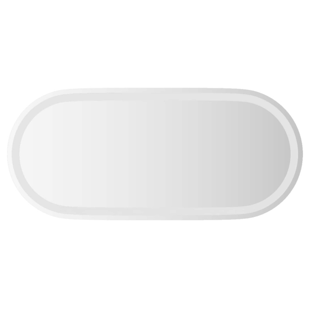 vidaXL Καθρέφτης μπάνιου LED Διαφανές 80 x 35 cm σκληρυμένο γυαλί