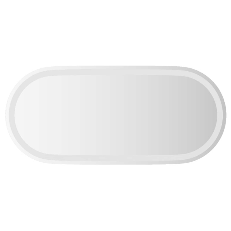 vidaXL Καθρέφτης μπάνιου LED Διαφανές 80 x 35 cm σκληρυμένο γυαλί