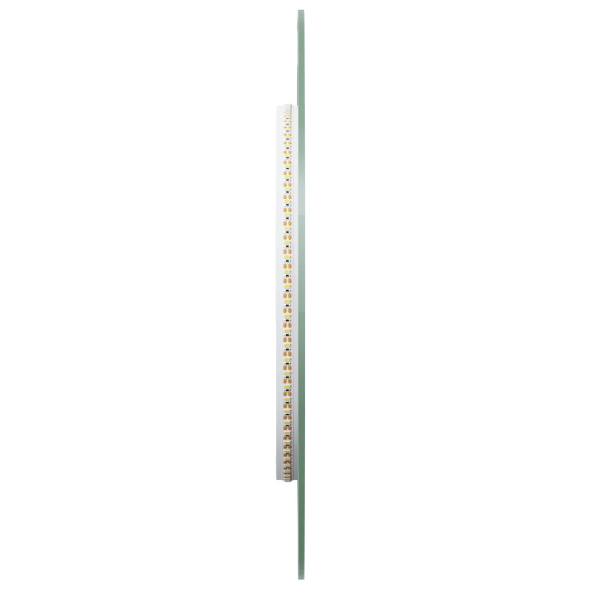 vidaXL Καθρέφτης μπάνιου LED Διαφανές 80 x 35 cm σκληρυμένο γυαλί
