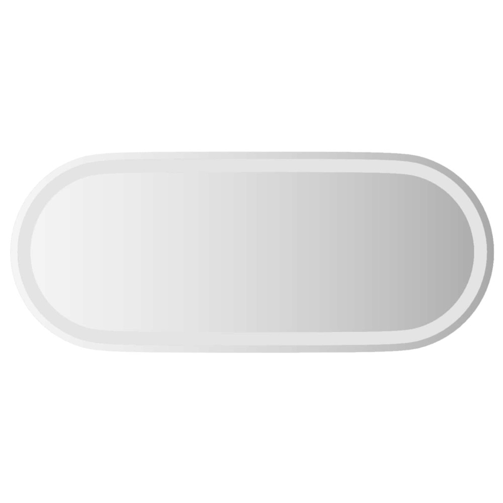 vidaXL Καθρέφτης μπάνιου LED Διαφανές 90 x 40 cm σκληρυμένο γυαλί