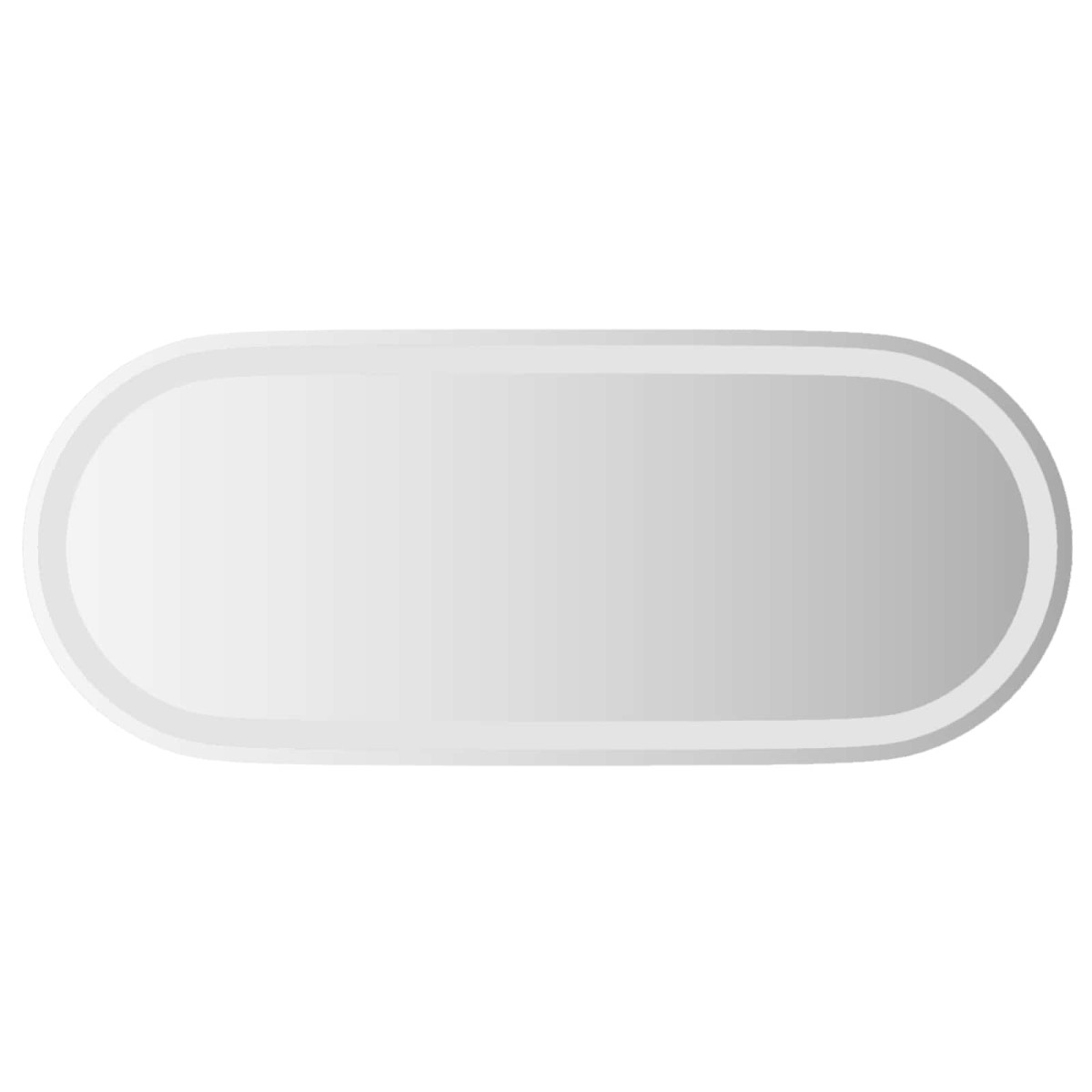 vidaXL Καθρέφτης μπάνιου LED Διαφανές 90 x 40 cm σκληρυμένο γυαλί