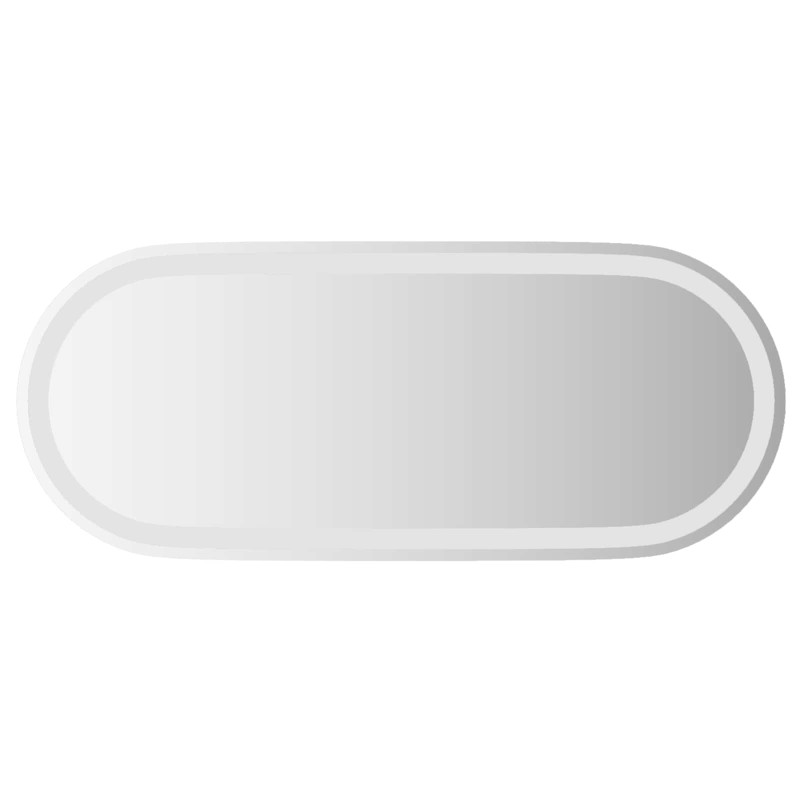 vidaXL Καθρέφτης μπάνιου LED Διαφανές 90 x 40 cm σκληρυμένο γυαλί