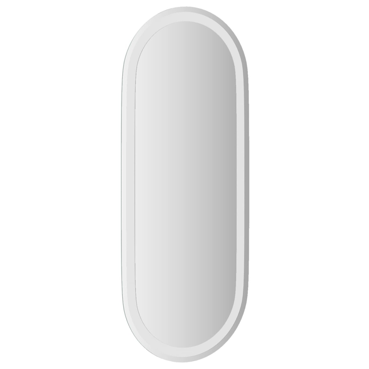 vidaXL Καθρέφτης μπάνιου LED Διαφανές 90 x 40 cm σκληρυμένο γυαλί