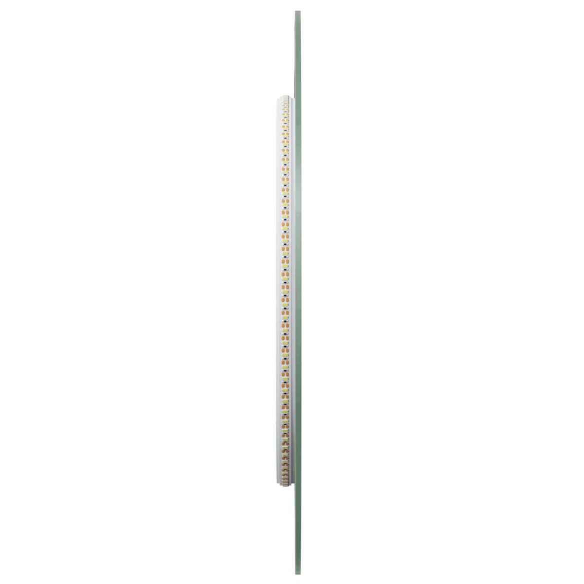 vidaXL Καθρέφτης μπάνιου LED Διαφανές 90 x 40 cm σκληρυμένο γυαλί
