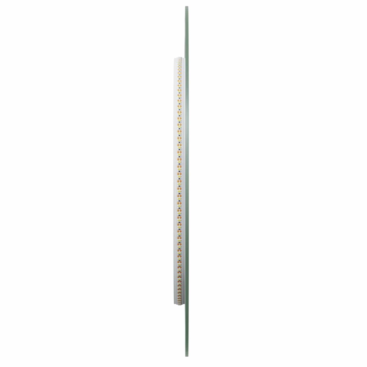 vidaXL Καθρέφτης μπάνιου LED Διαφανές 100 x 45 cm σκληρυμένο γυαλί