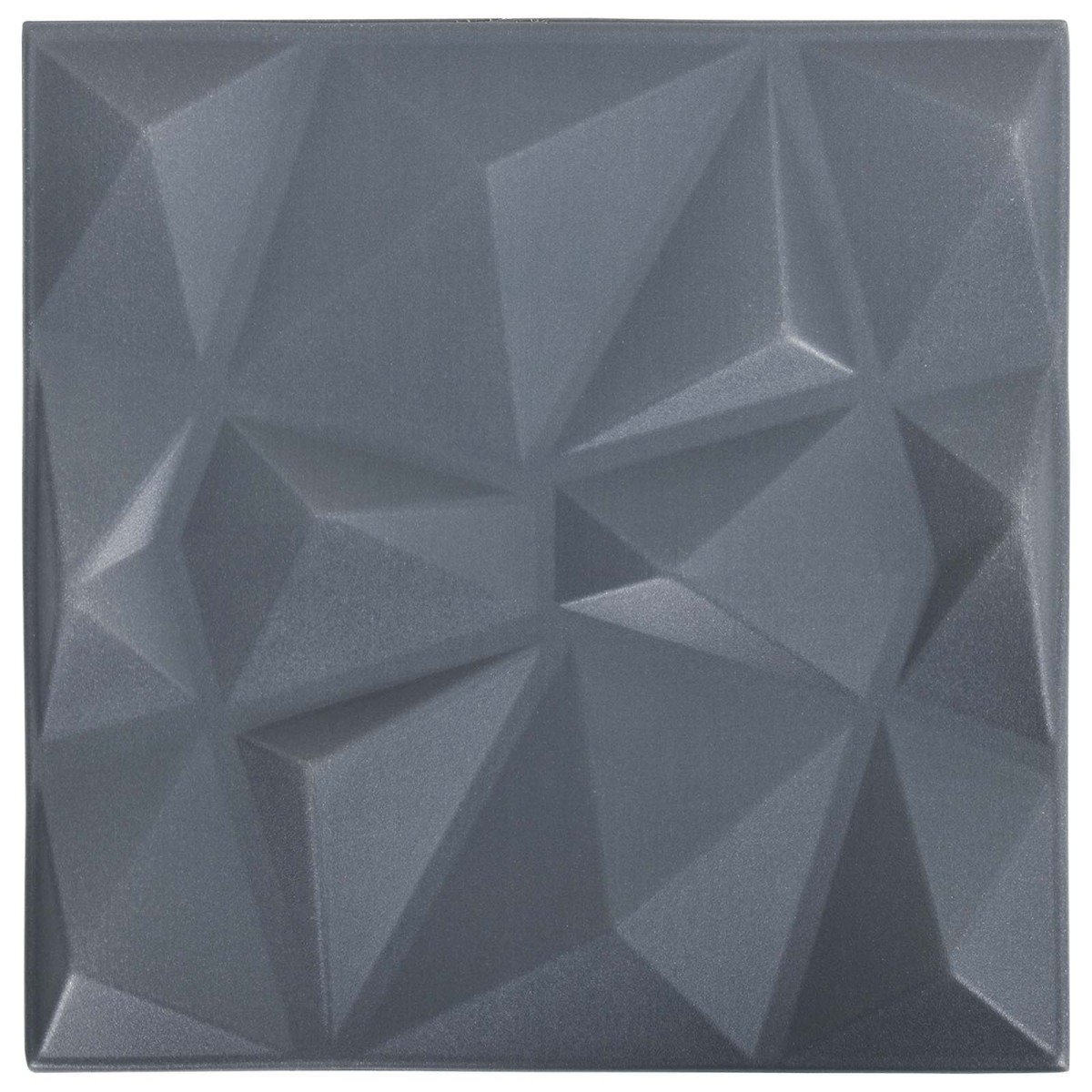 vidaXL Πάνελ τοίχου 48 τμχ. 50 x 50 cm Διαμάντι Γκρι Φελιζόλ XPS