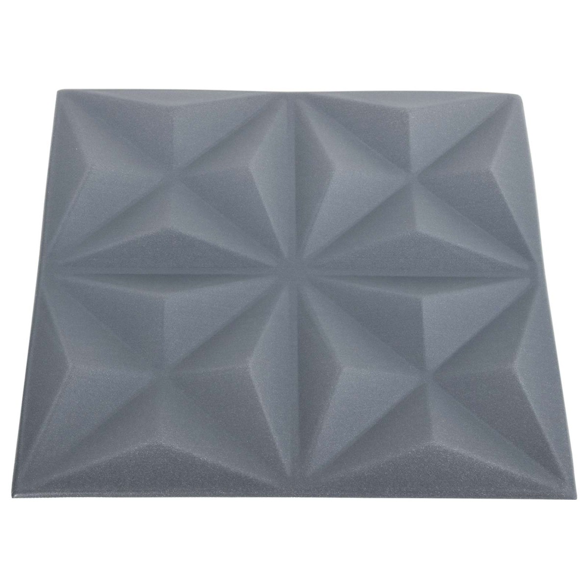 vidaXL Πάνελ τοίχου 48 τμχ. 50 x 50 cm Οριγκάμι Γκρι Φελιζόλ XPS
