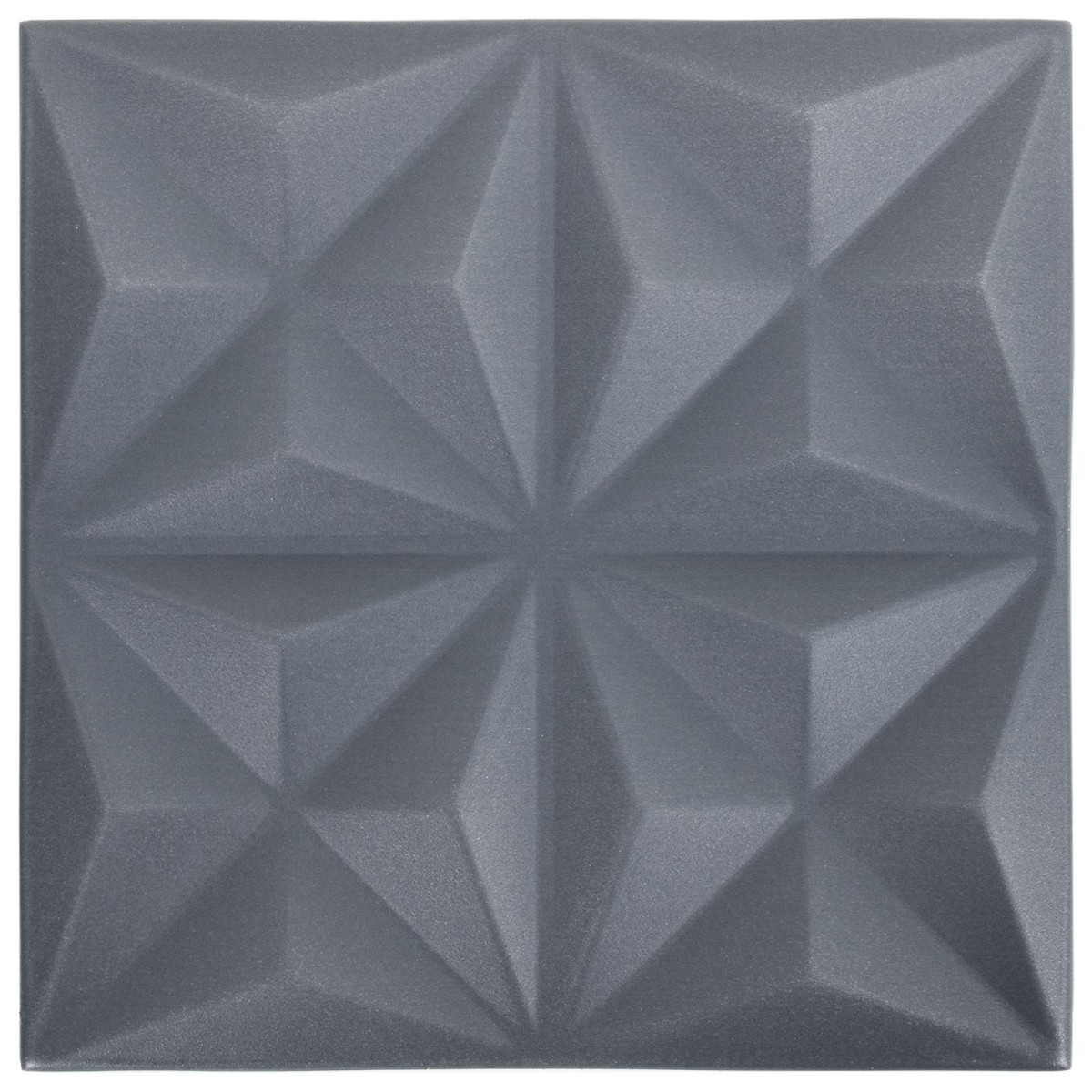 vidaXL Πάνελ τοίχου 48 τμχ. 50 x 50 cm Οριγκάμι Γκρι Φελιζόλ XPS