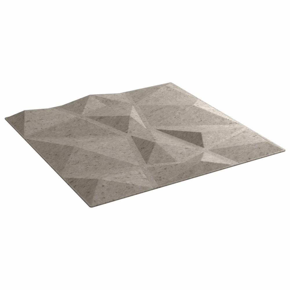 vidaXL Πάνελ τοίχου 24 τμχ. 50 x 50 cm Γκρι Σκυροδέματος Φελιζόλ XPS