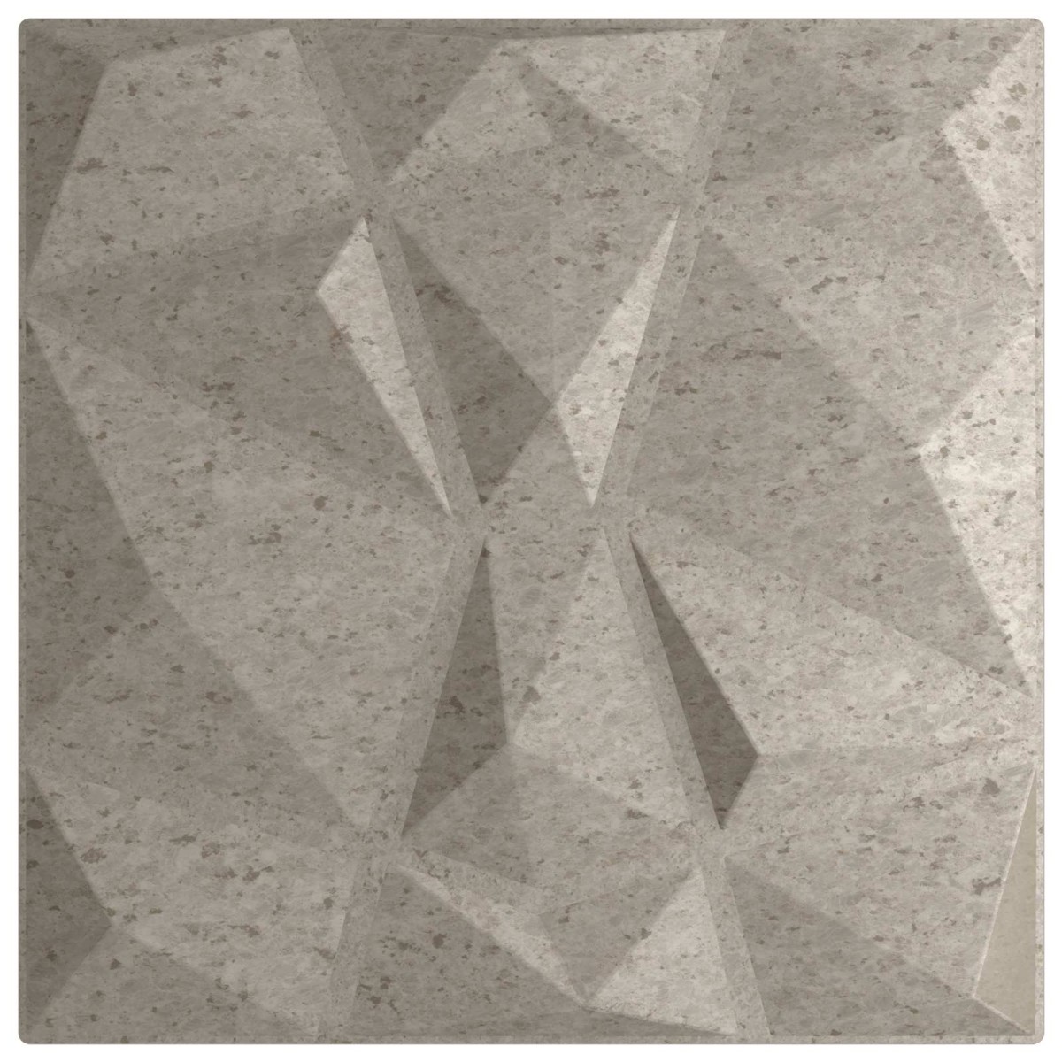 vidaXL Πάνελ τοίχου 24 τμχ. 50 x 50 cm Γκρι Σκυροδέματος Φελιζόλ XPS