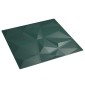 vidaXL Πάνελ τοίχου 48 τμχ. 50 x 50 cm Πράσινο Φελιζόλ XPS