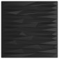 vidaXL Πάνελ τοίχου 48 τμχ. 50 x 50 cm Μαύρη Πέτρα Φελιζόλ XPS