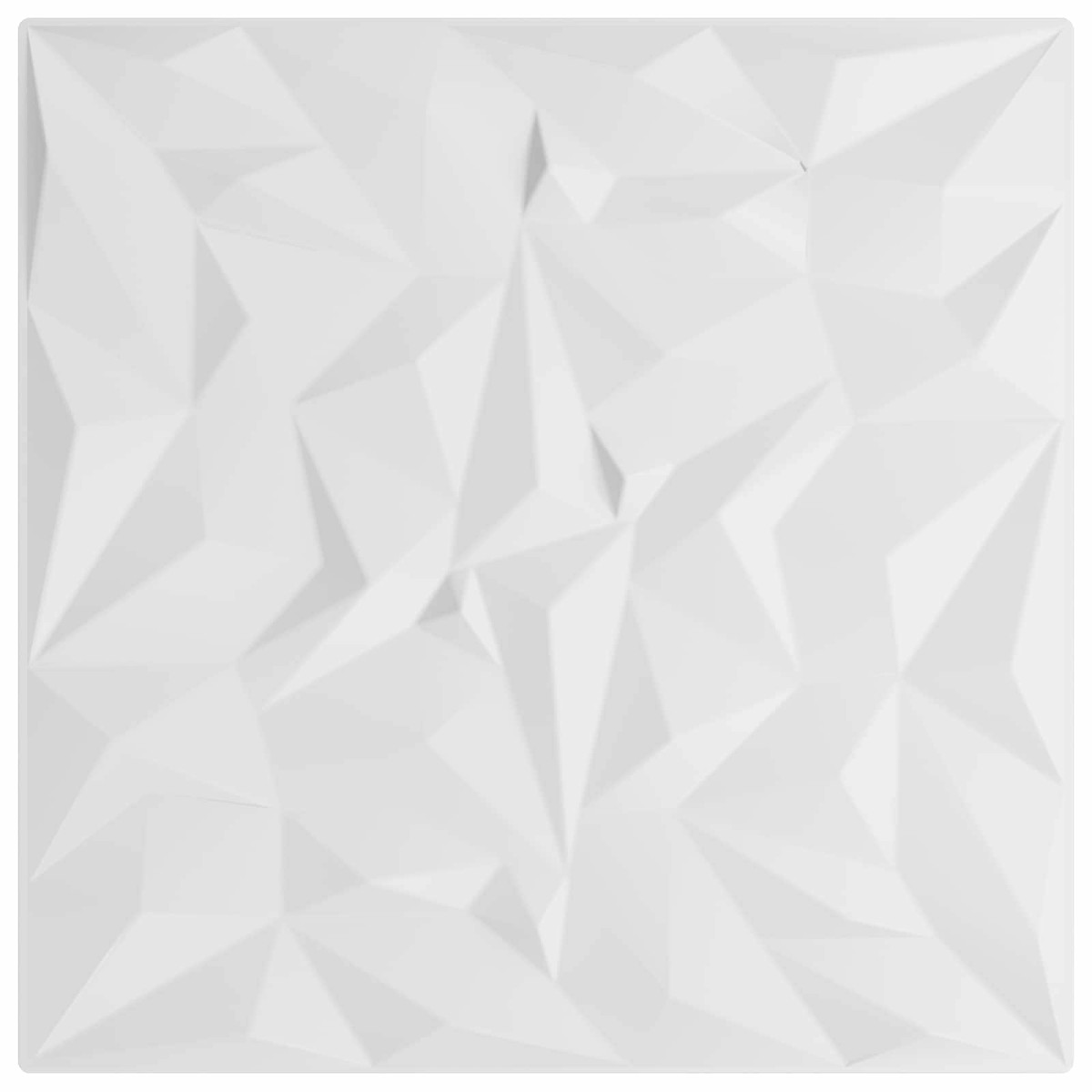 vidaXL Πάνελ τοίχου 24 τμχ. 50 x 50 cm Λευκό Φελιζόλ XPS