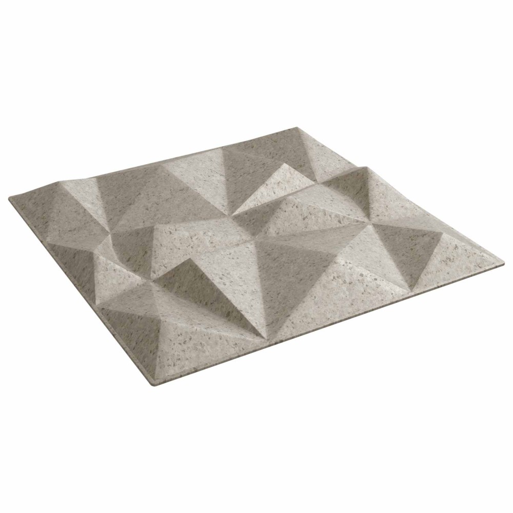 vidaXL Πάνελ τοίχου 12 τμχ. 50 x 50 cm Διαμάντι Μπετόν Φελιζόλ XPS