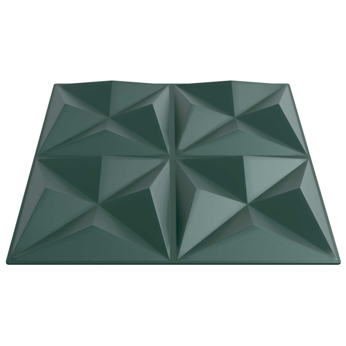vidaXL Πάνελ τοίχου 48 τμχ. 50 x 50 cm Οριγκάμι Πράσινο Φελιζόλ XPS