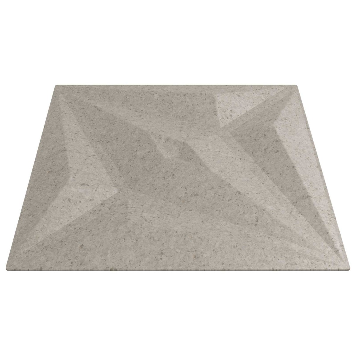vidaXL Πάνελ τοίχου 24 τμχ. 50 x 50 cm Αστέρι Μπετόν Φελιζόλ XPS