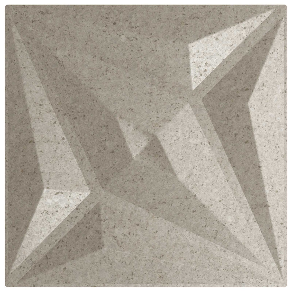 vidaXL Πάνελ τοίχου 24 τμχ. 50 x 50 cm Αστέρι Μπετόν Φελιζόλ XPS