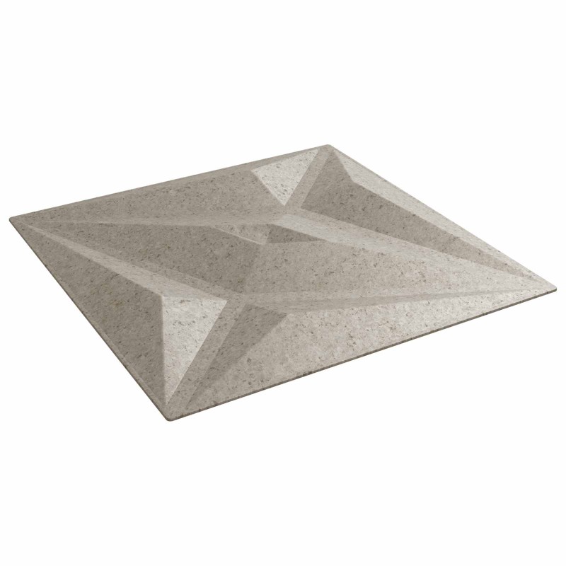 vidaXL Πάνελ τοίχου 24 τμχ. 50 x 50 cm Αστέρι Μπετόν Φελιζόλ XPS
